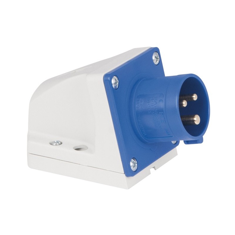 PCE 91360 CEE 16 A/240 V 3P Wallmount - male